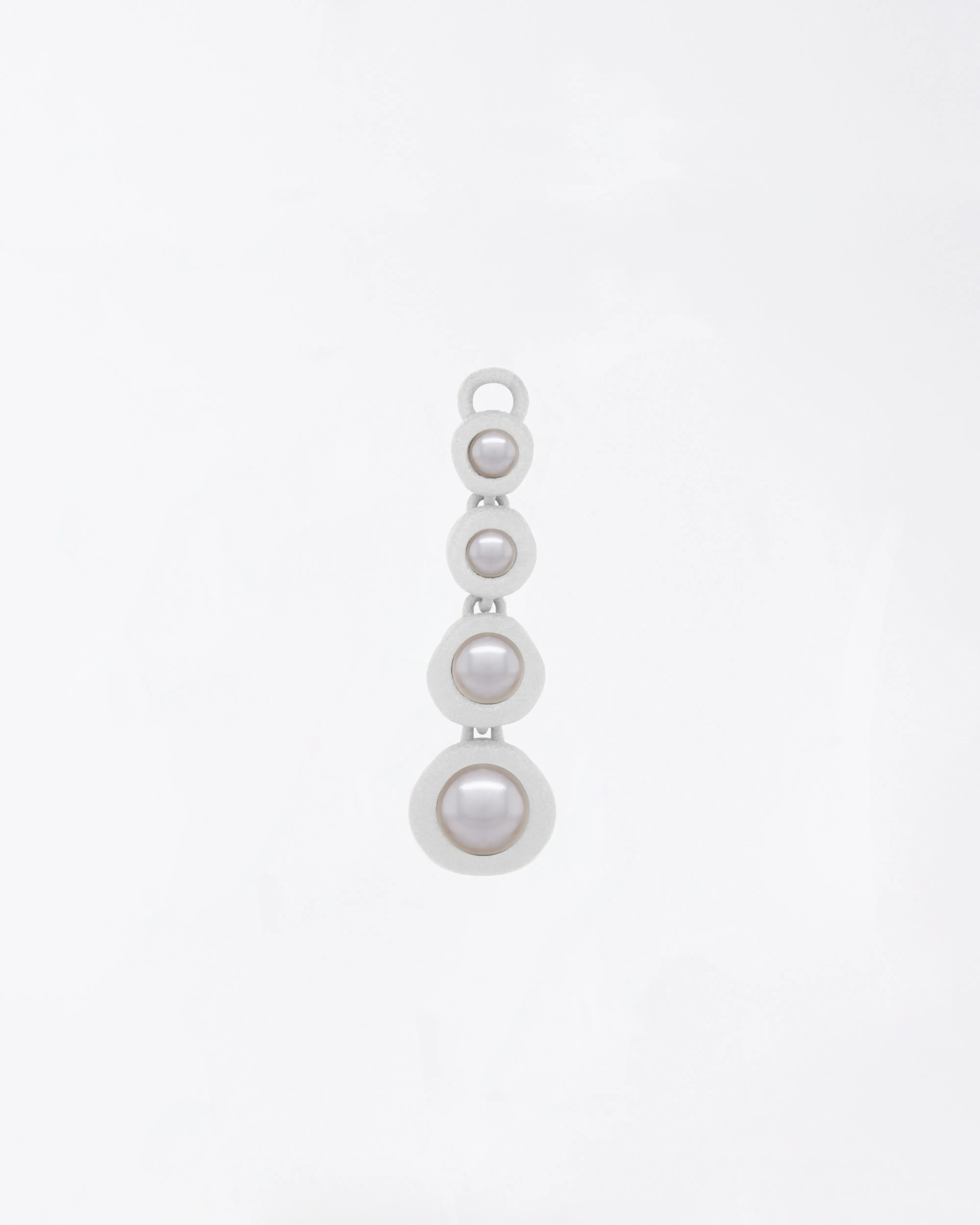 Boltenstern Fabnora Ohrringe Pearl Long Cloud White by BLAHASCHMUCK