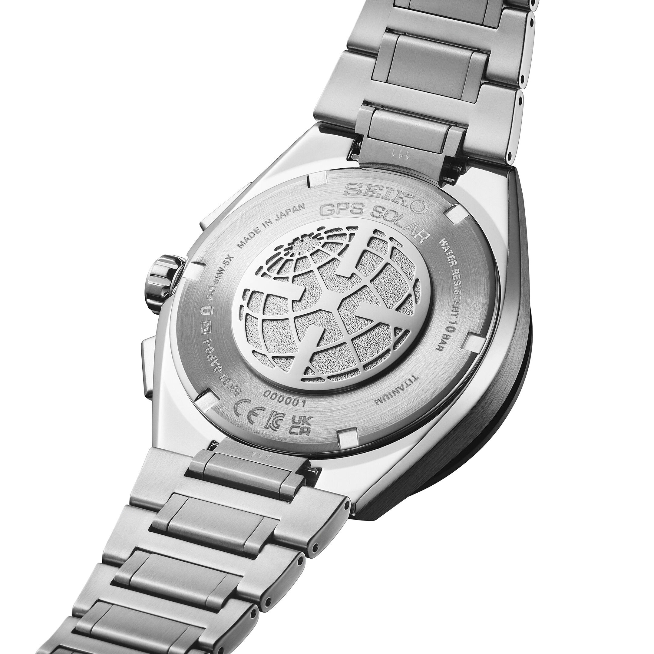 SSH175J1 | Dual Time Chronograph Ø 44 mm GPS Solar Blau Chrono