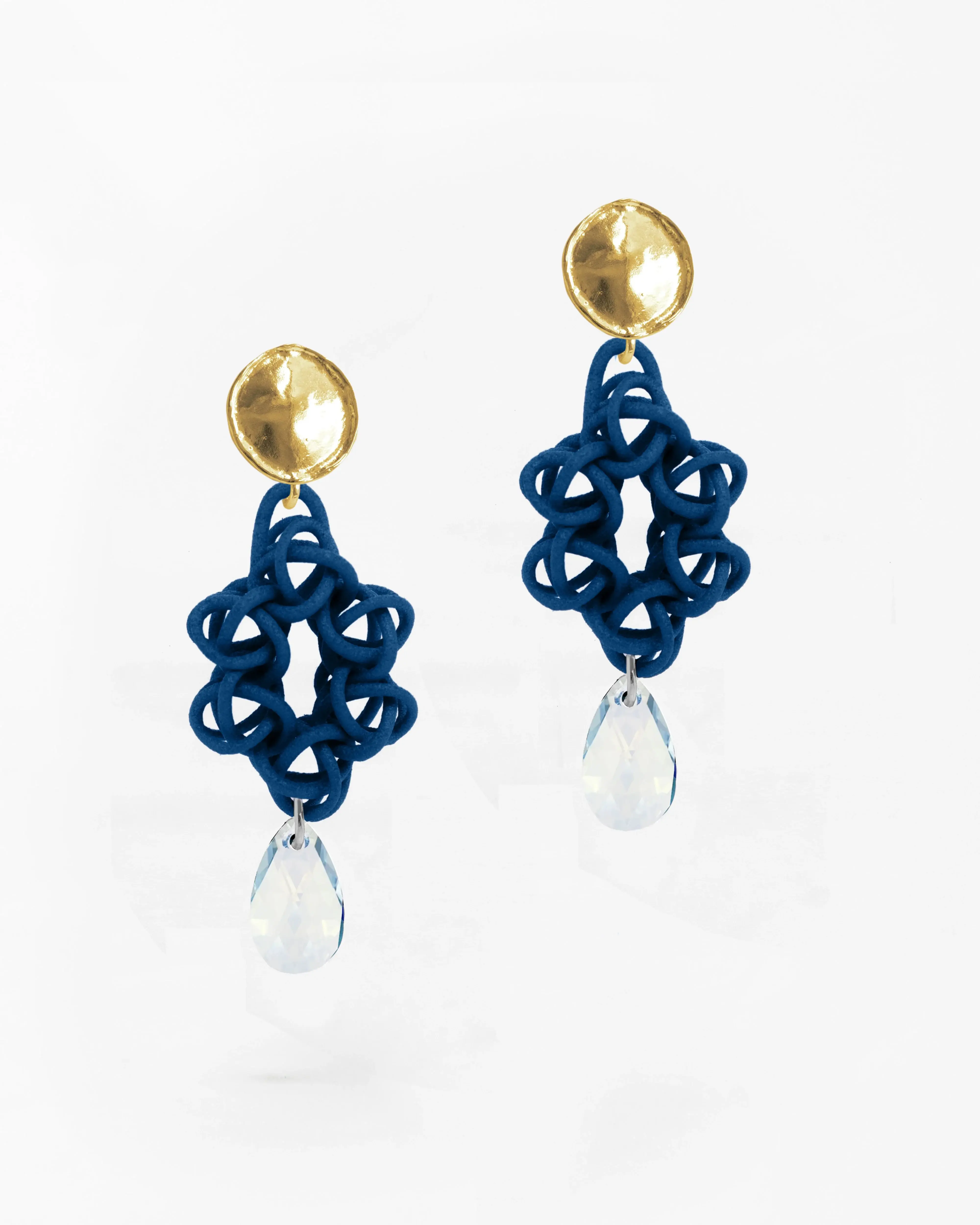 Boltenstern Fabnora Ohrringe Cosmos Midnight Blue by BLAHASCHMUCK WIEN