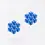 Miniaturbild: Boltenstern Fabnora Ohrringe Blossom Mini Bright Blue by BLAHASCHMUCK WIEN