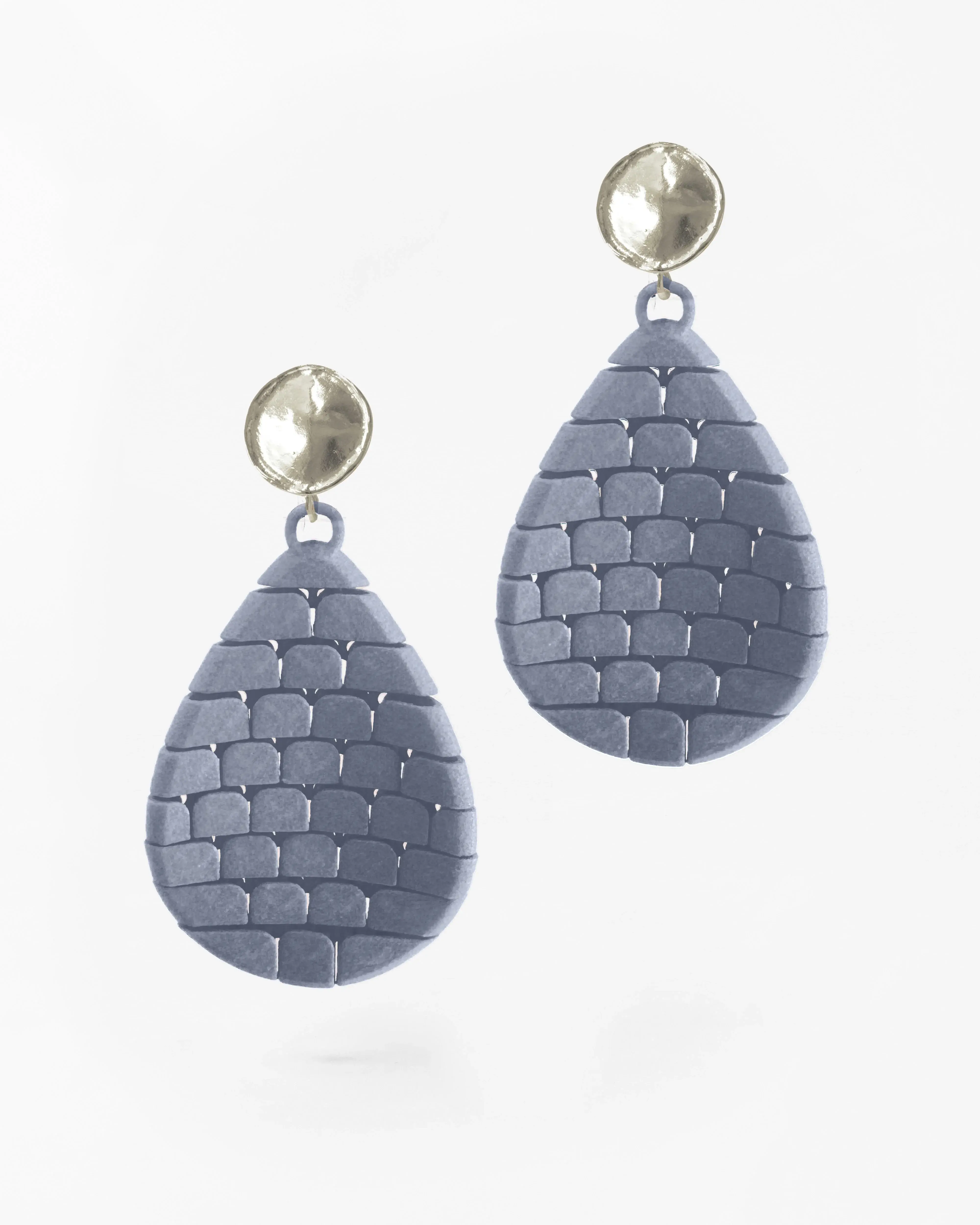 Boltenstern Fabnora Ohrringe Scala Cool Grey by BLAHASCHMUCK WIEN