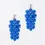 Miniaturbild: Boltenstern Fabnora Ohrringe Blossom Small Bright Blue by BLAHASCHMUCK WIEN