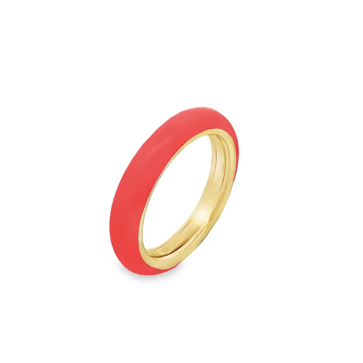 Labrioro Jewelry Oasi Collection Emaille Ring Rosso Corallo Korallenrot by BLAHASCHMUCK Vienna