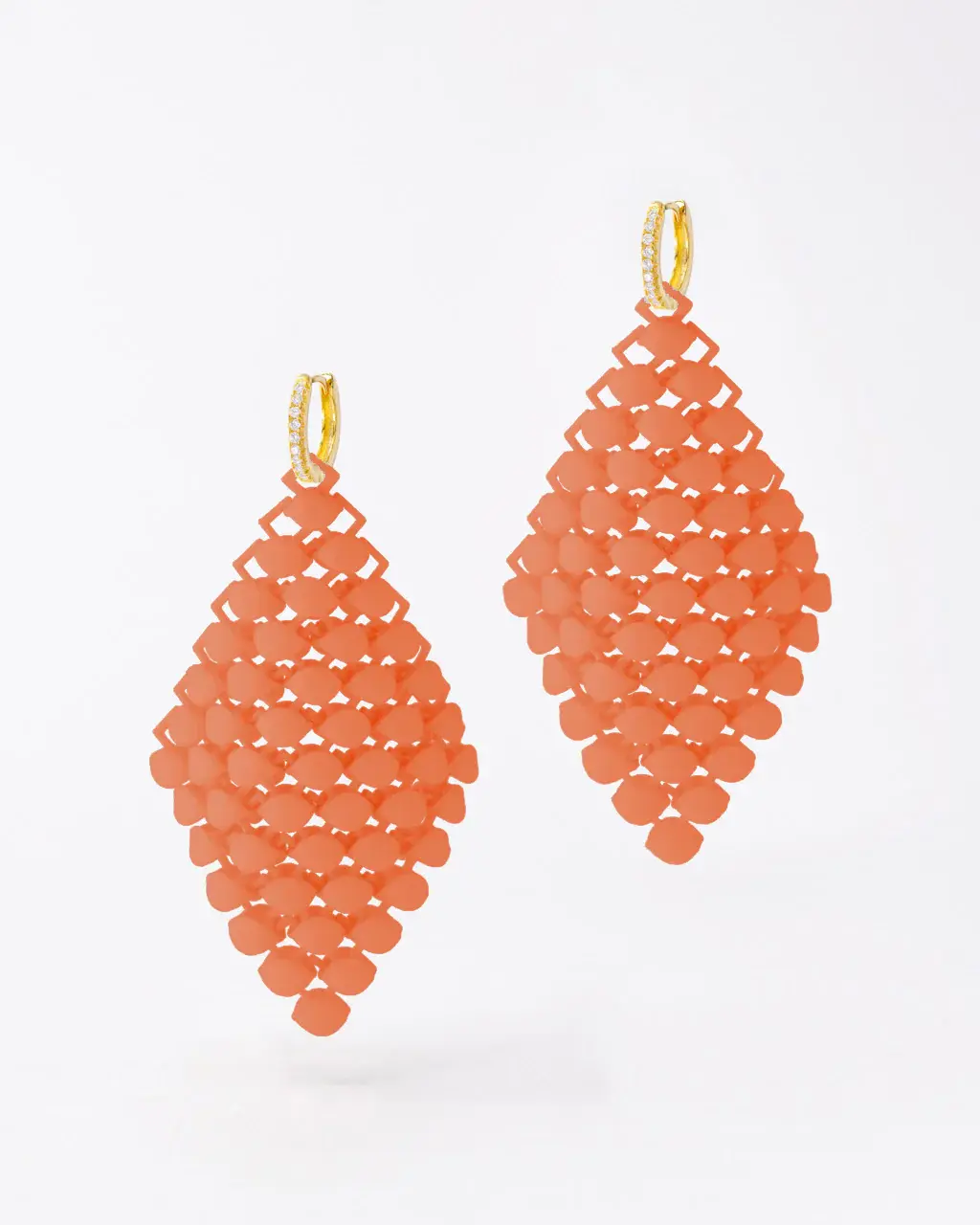 FABNORA | PENDANTS | SALMON RED | SMALL