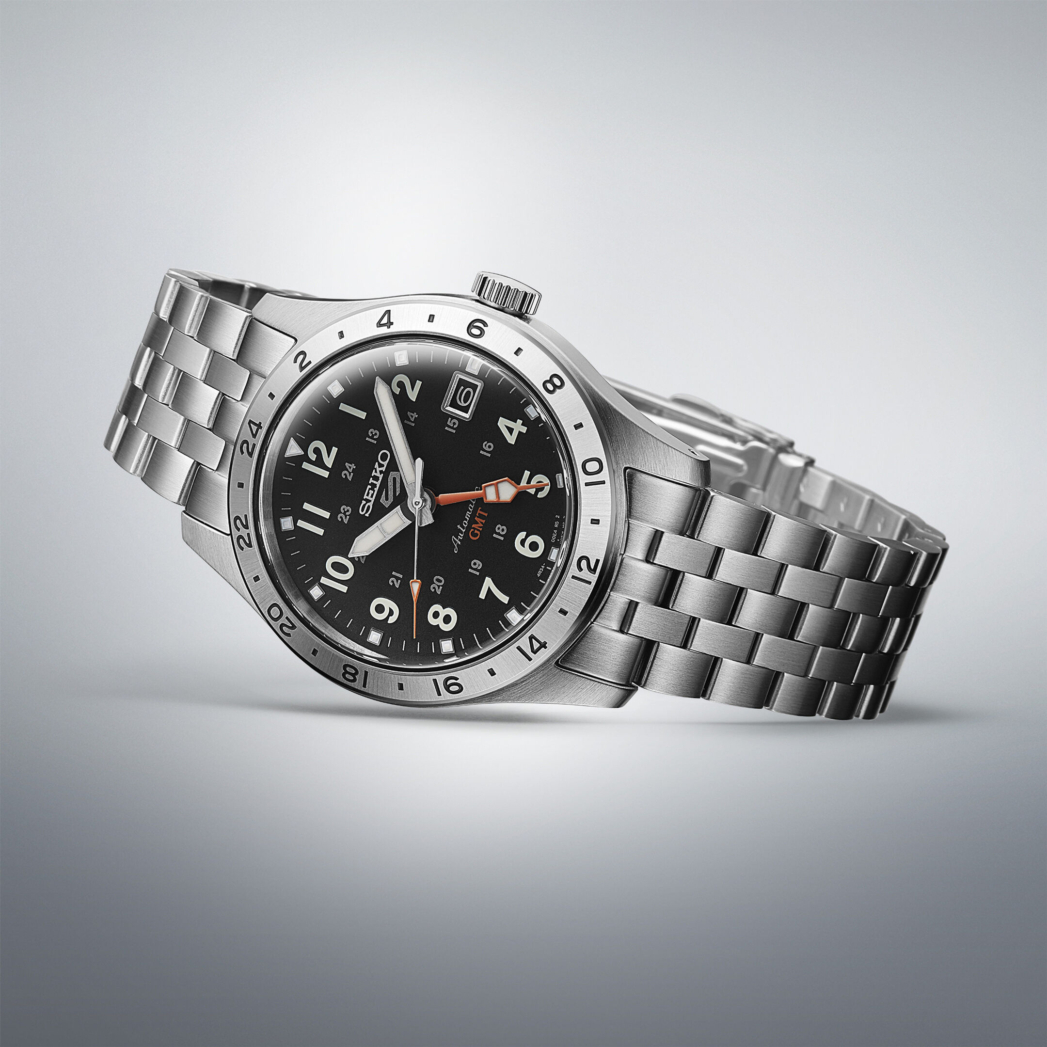SEIKO SSK023K1 | Field Series GMT Ø 39,4 mm Auto GMT Schwarz