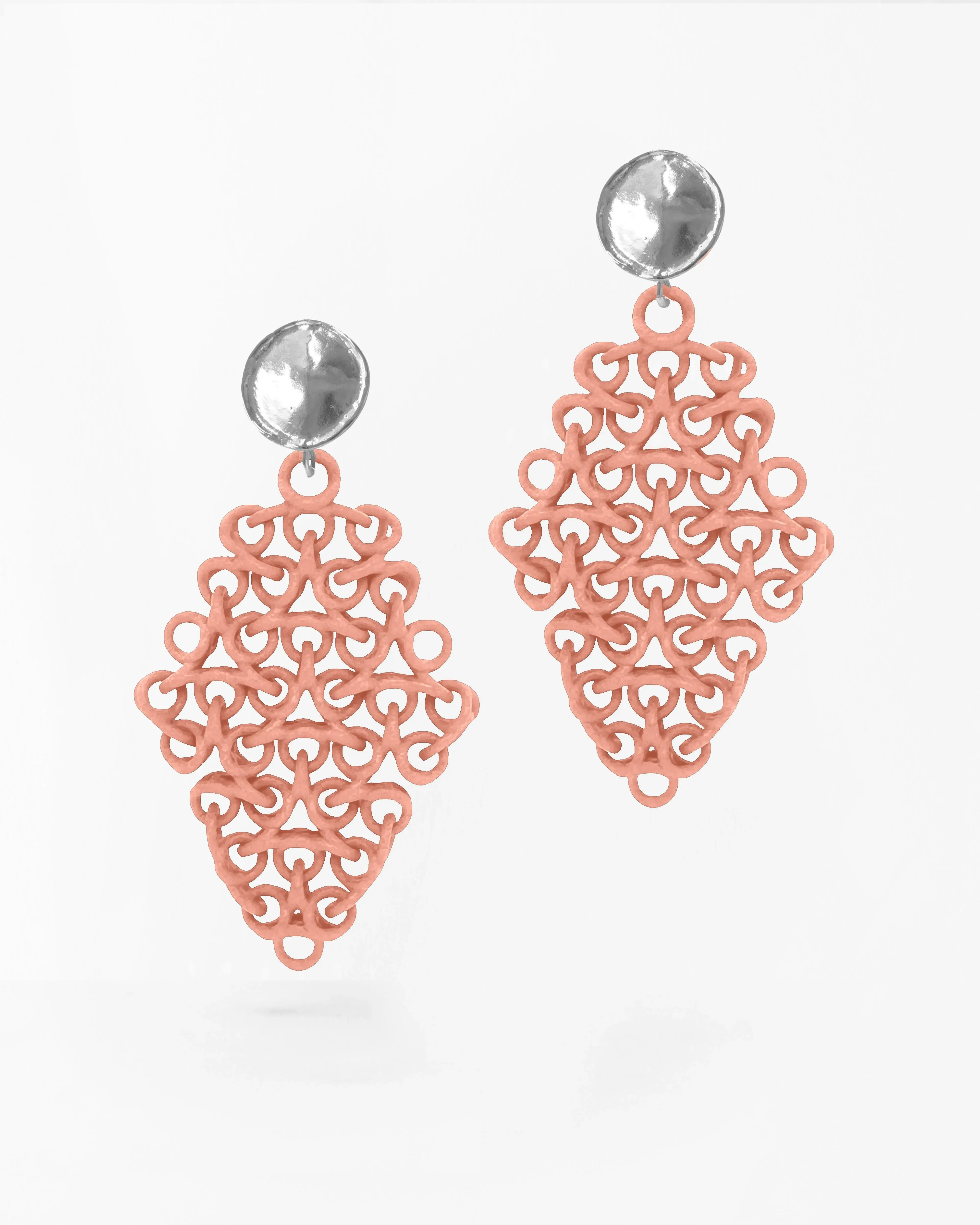 Boltenstern Fabnora Rondo Ohrringe Coral Sand by BLAHASCHMUCK WIEN