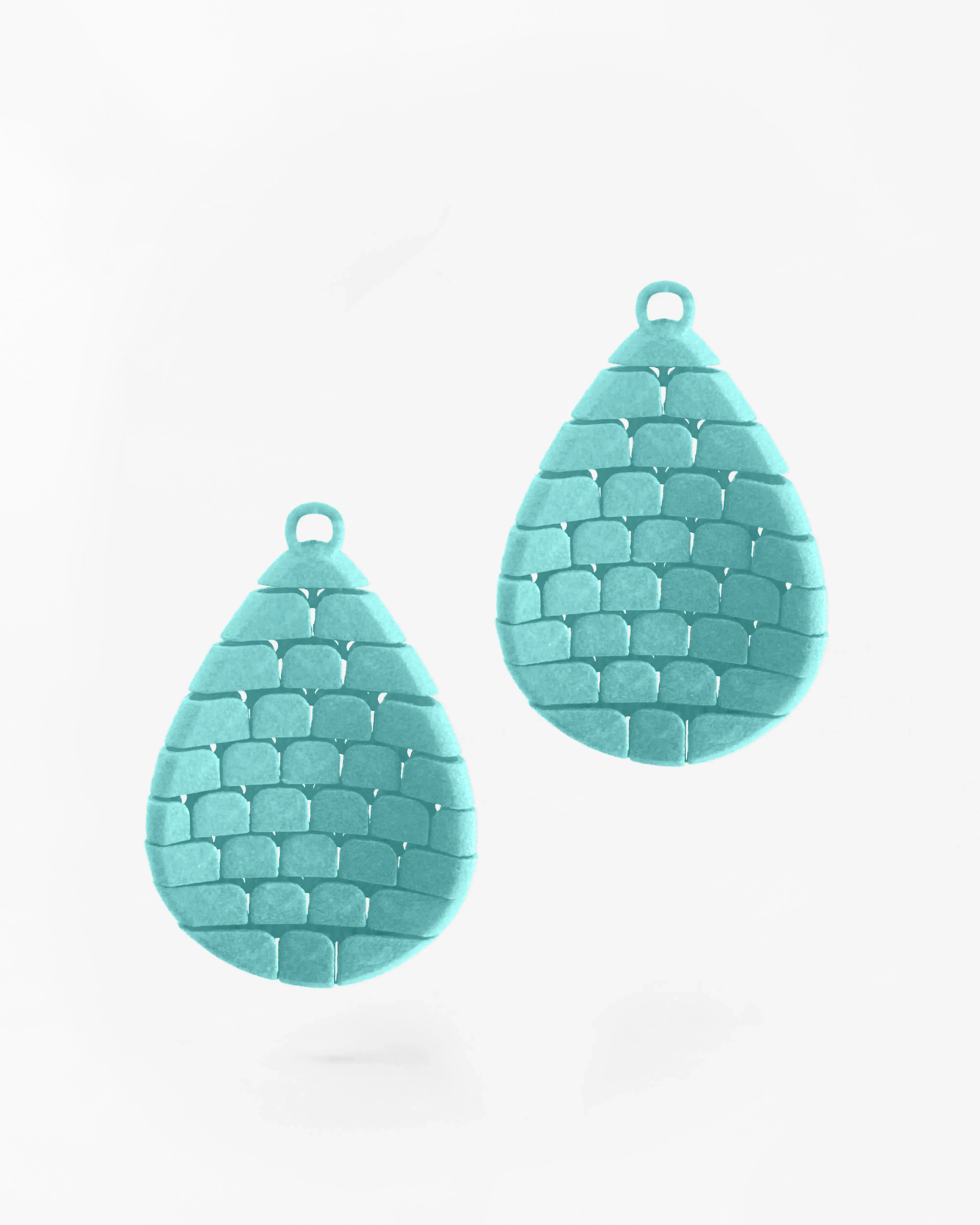 Boltenstern Fabnora Ohrringe Scala Sea Turquoise by BLAHASCHMUCK WIEN