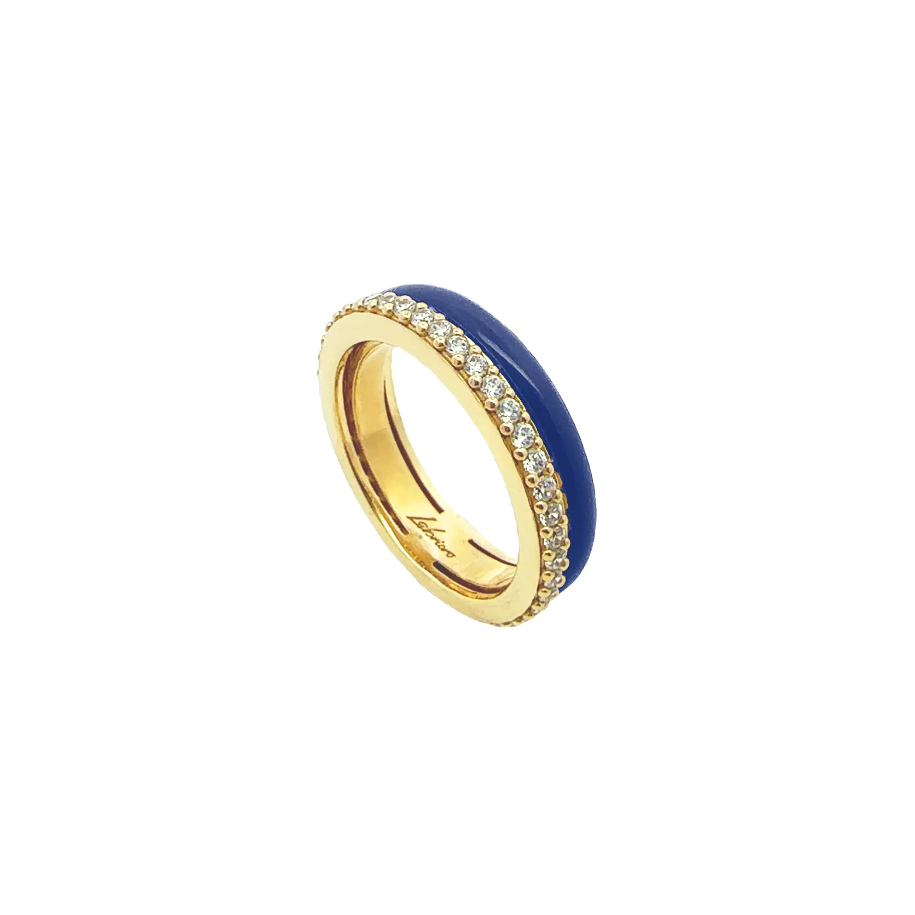 brioro Jewelry Circle Collection Ring Blu Indacio Indigo Blau by BLAHASCHMUCK Vienna