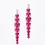 Miniaturbild: Boltenstern Fabnora Ohrringe Blossom Long Hot Pink by BLAHASCHMUCK WIEN 1010