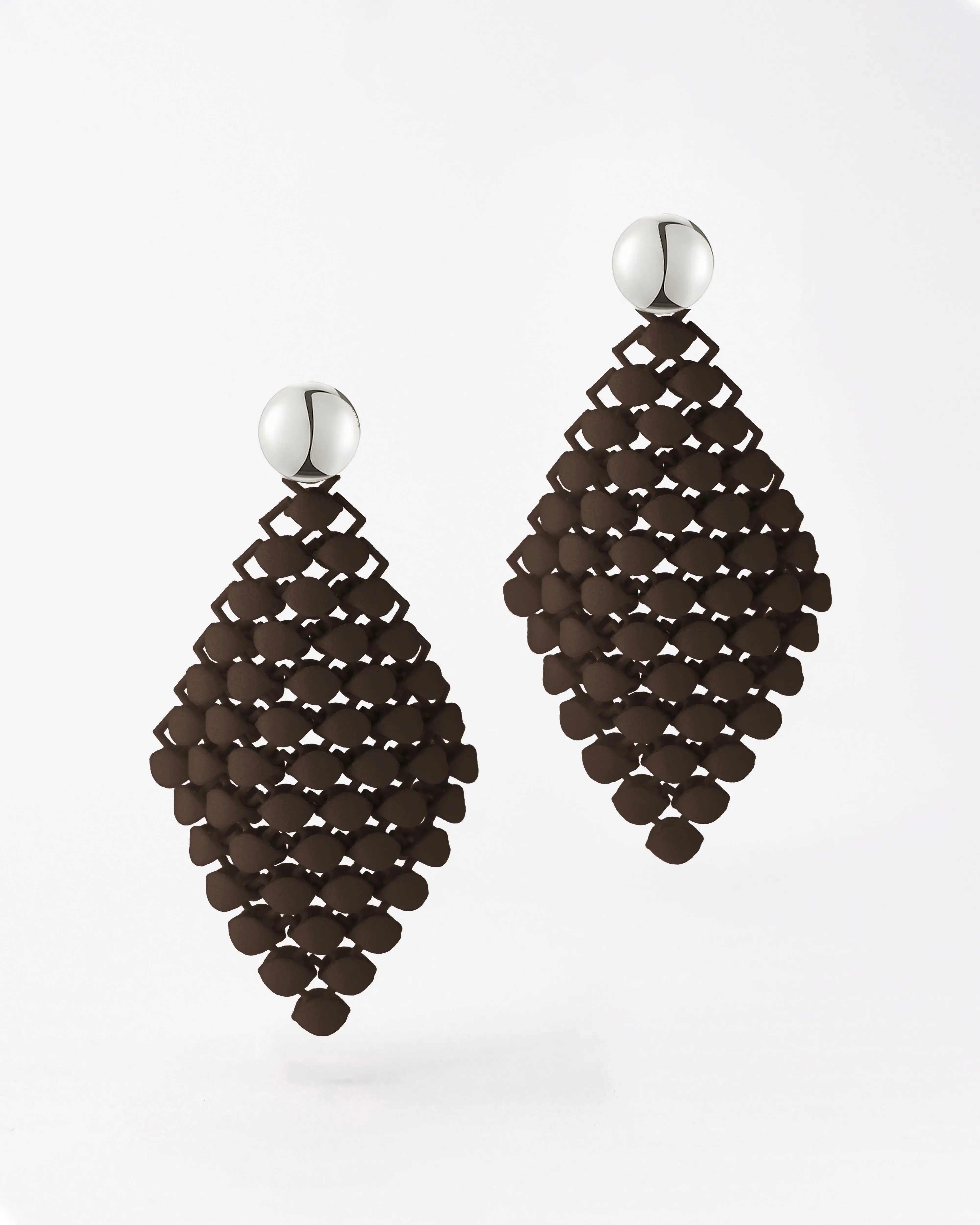 Boltenstern Fabnora Ohrringe Essence Small Terra Brown