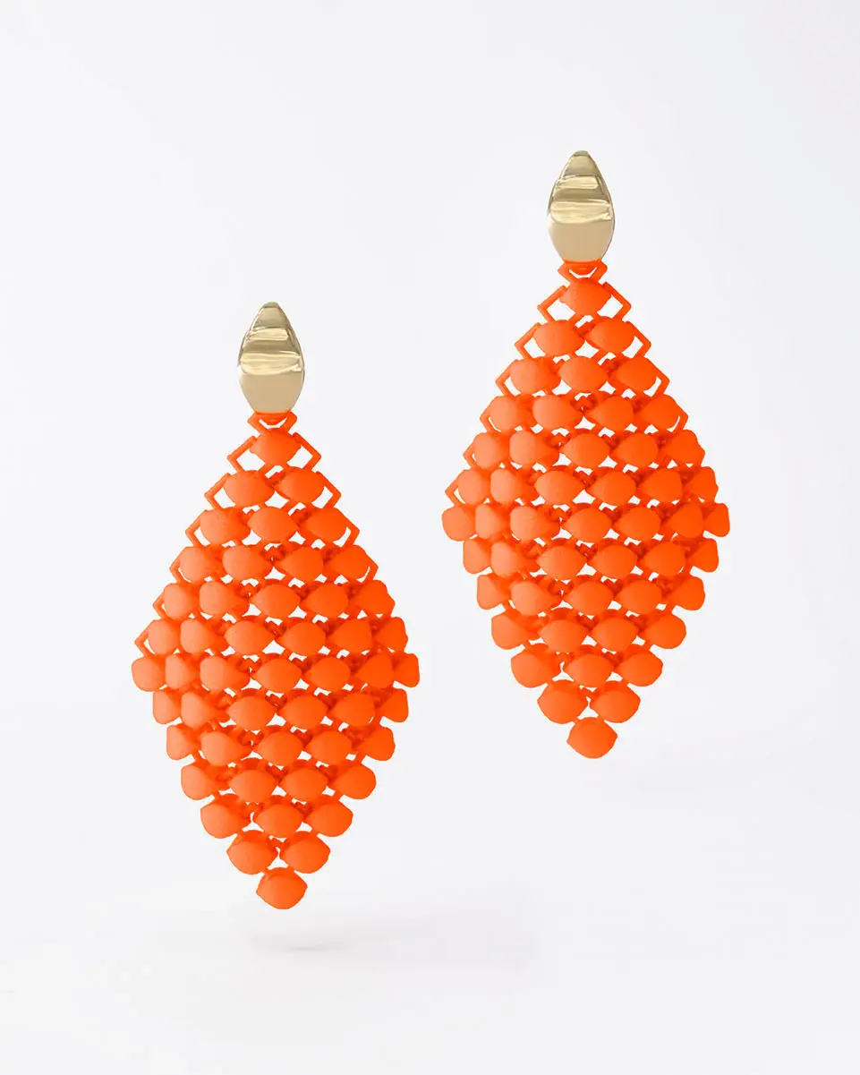 FABNORA | PENDANTS | VIBRANT ORANGE | SMALL