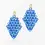 Miniaturbild: Boltenstern Fabnora Ohrringe Rondo Bright Blue by BLAHASCHMUCK WIEN
