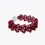 Miniaturbild: Boltenstern Fabnora Armband Rondo Bordeaux Red by BLAHASCHMUCK WIEN