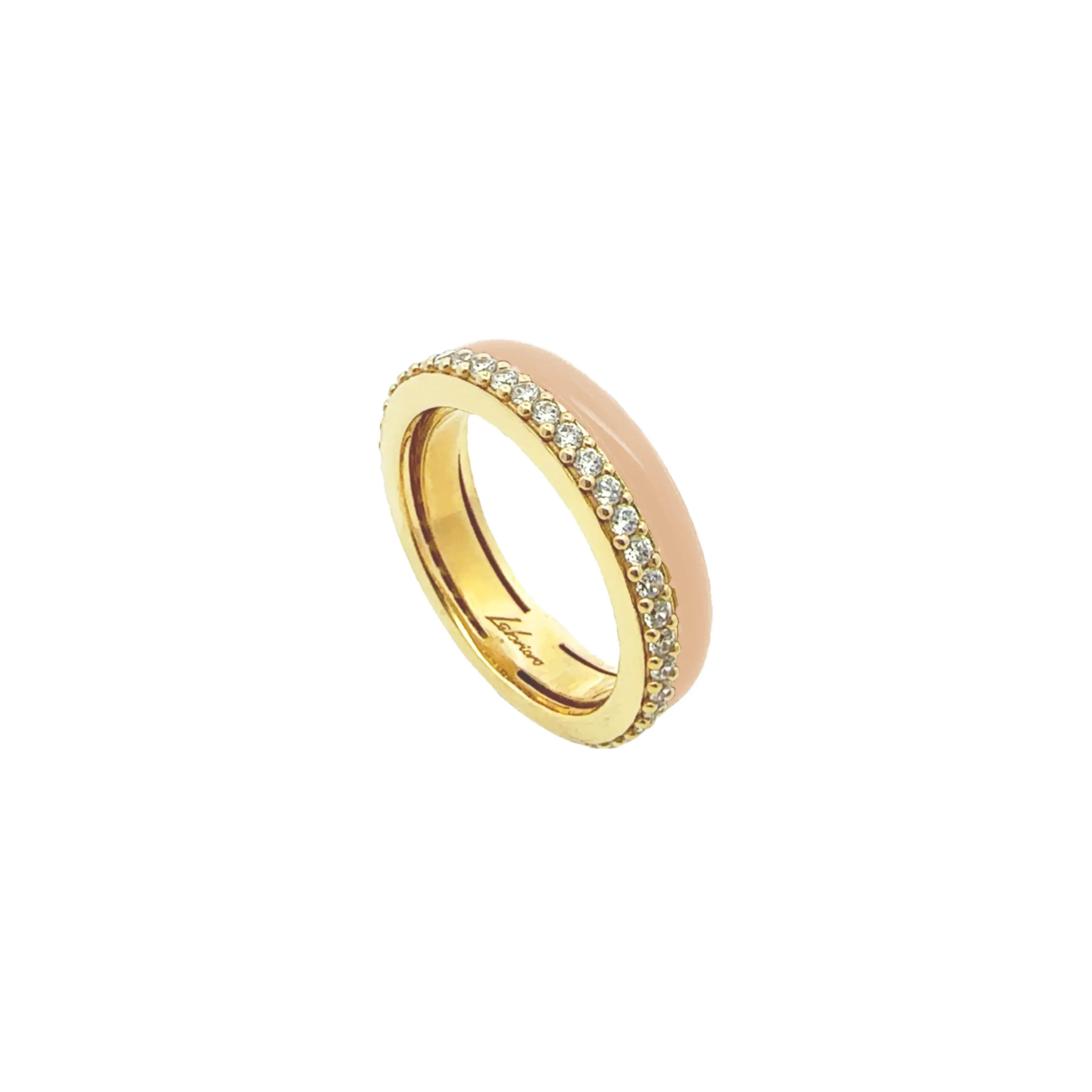 brioro Jewelry Circle Collection Ring Beige by BLAHASCHMUCK Vienna