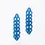 Miniaturbild: Boltenstern Fabnora Ohrringe Bond Small Bright Blue by BLAHASCHMUCK WIEN