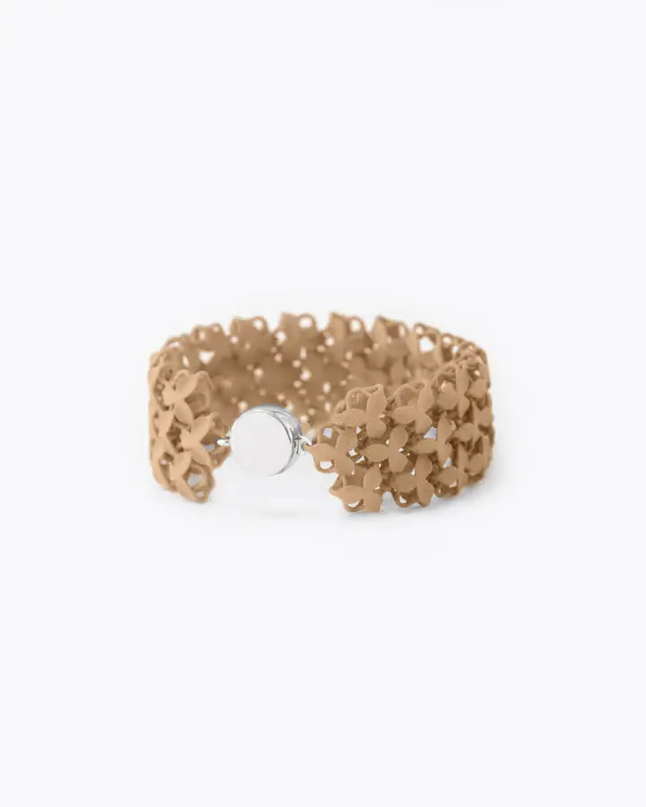 Boltenstern Fabnora Armband Blossom Classic Beige by BLAHASCHMUCK WIEN 1010