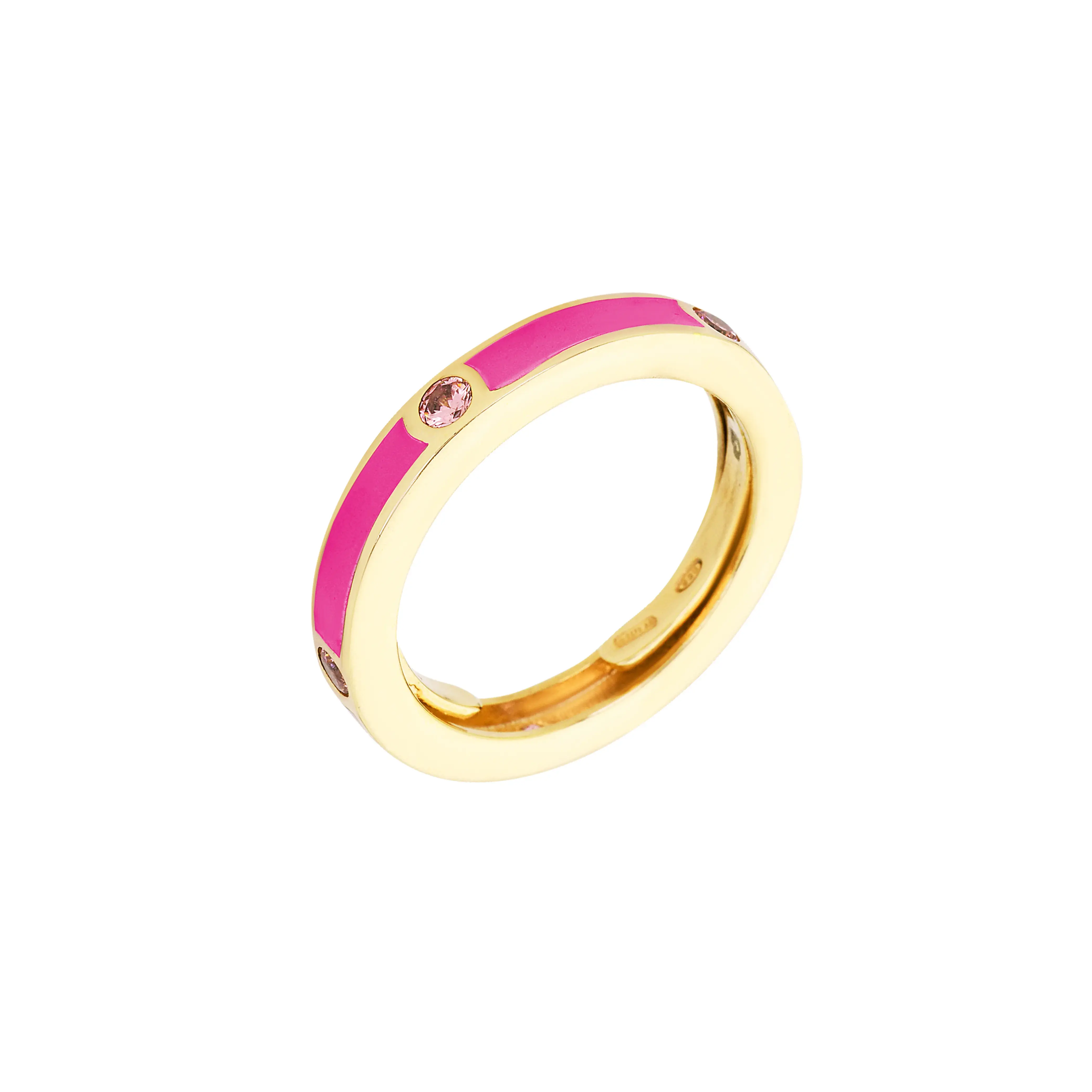 Labrioro Jewelry Urban Emaille Ring Fucsia by BLAHASCHMUCK Vienna