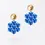 Miniaturbild: Boltenstern Fabnora Ohrringe Blossom Mini Bright Blue by BLAHASCHMUCK WIEN