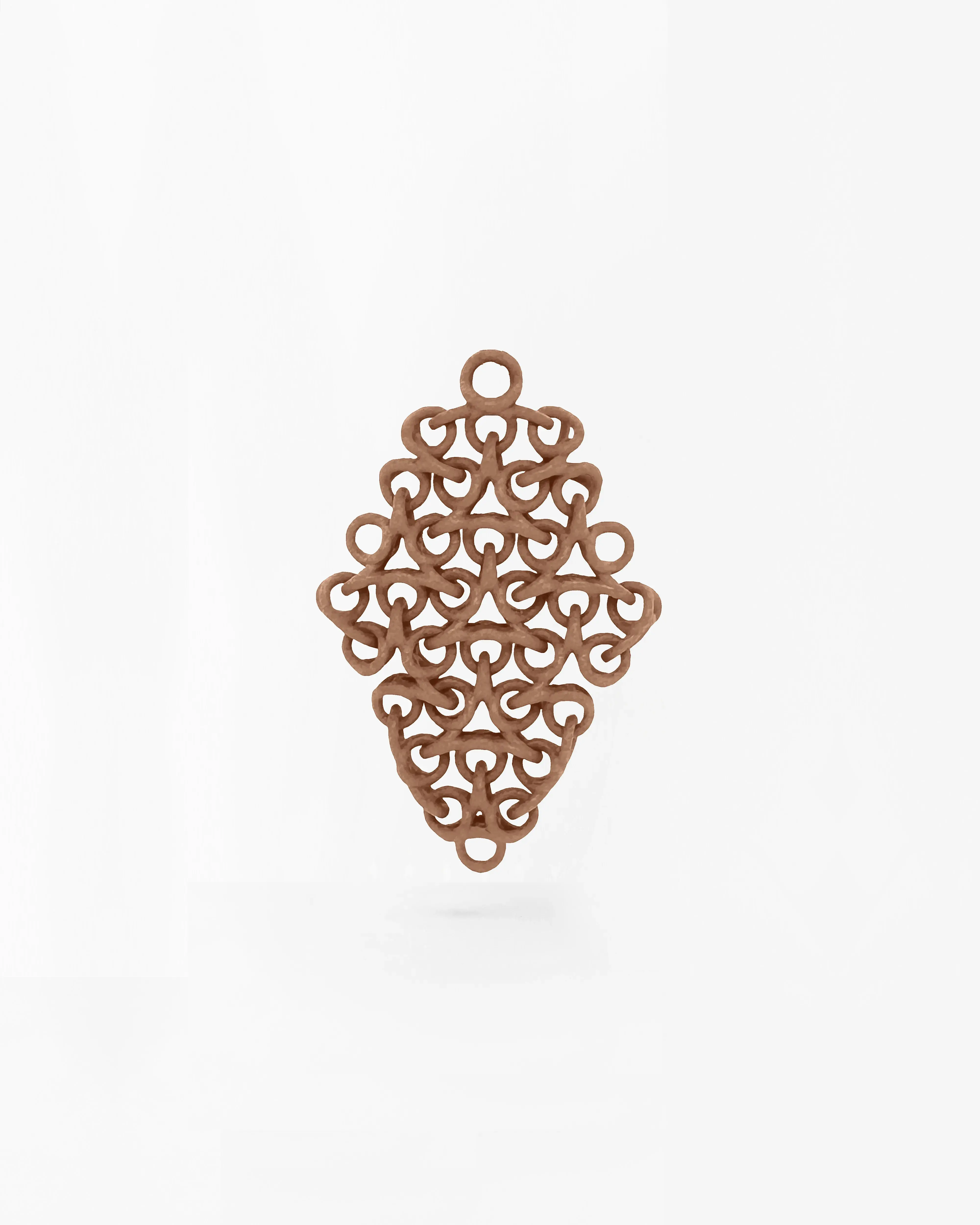 Boltenstern Fabnora Ohrringe Rondo Mocha Mousse by BLAHASCHMUCK WIEN