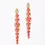 Miniaturbild: Boltenstern Fabnora Ohrringe Blossom Long Papaya Orange by BLAHASCHMUCK WIEN