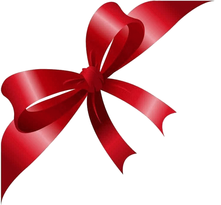 Noeud papillons rouge pour l'utilisation d'un chèque cadeau de 50€, 75€ ou 100€
