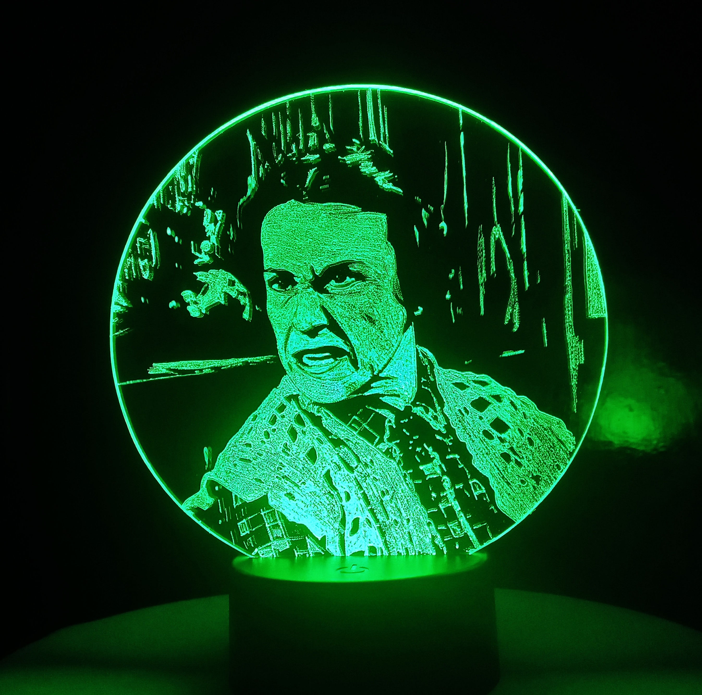 Lampe LED à l'image d'Harret Oleson dans la petite maison dans la prairie de couleur verte