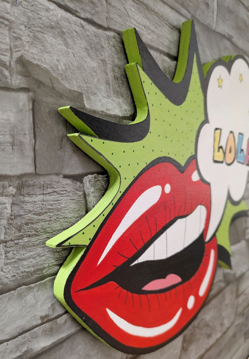 Miniature : Plaque de Porte Pop Art en bois Prénom Personnalisé