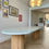 Thumbnail: Oval Pill Concrete Table + Flat Oak Fluted Column 