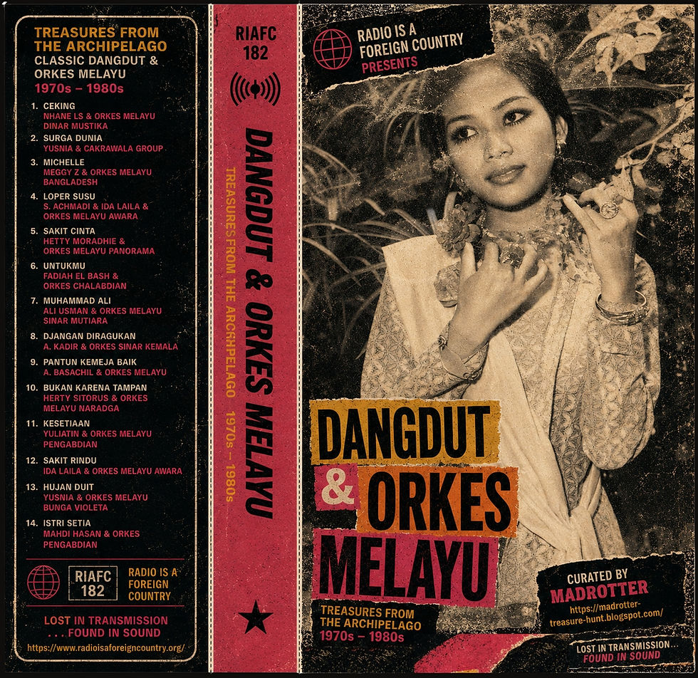 Classic dangdut and Orkes Melayu, pulled from the deep end of the Indonesian cassette archive.