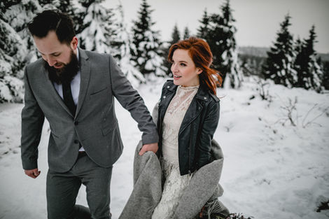 After Wedding Shooting im Winter Wonderland