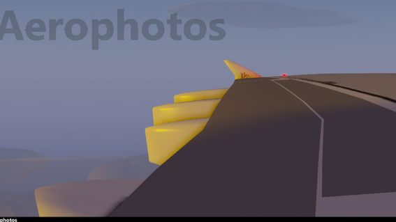 Emirates A380 enroute to Valois from Meuiha cruising at 39,000 feet