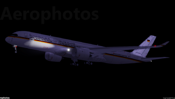 Luftwaffe (German Air Force) Airbus A350-900ULR (10+03) "Kurt Schumacher" departing Öskuflói Intl.