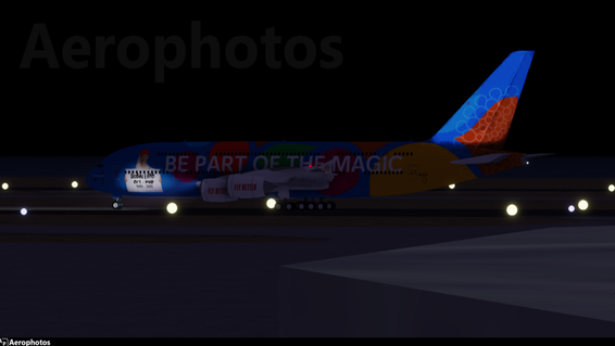 Emirates A380 A6-EEU "Dubai Expo" livery arrives at Norman after a flight from Valois