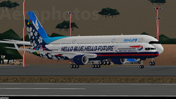 An All British Airways (unregistered) parked at Hemeos Airport.