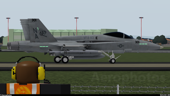 A Legacy Hornet from VFA-113 "Stingers" at Lionham AFB