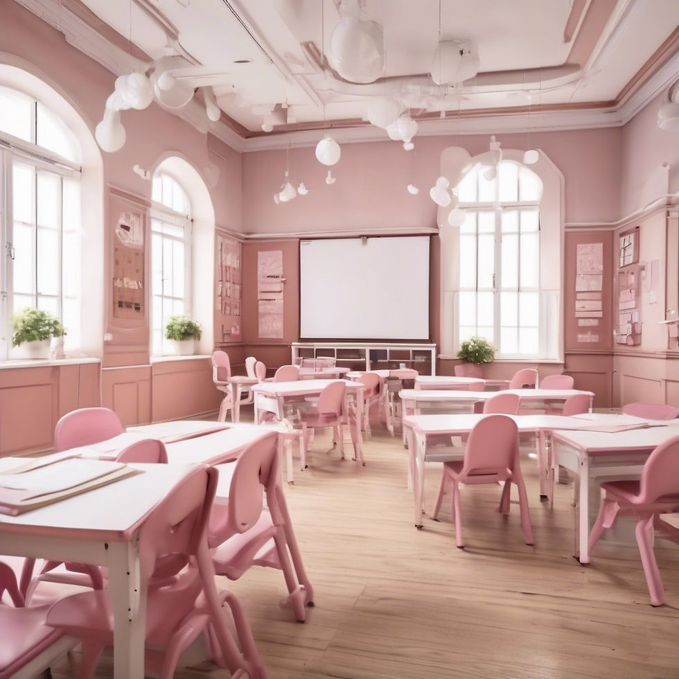 PINK AND WHITE AND BROWN CLASSROOM FOR BEAUTY .jpg