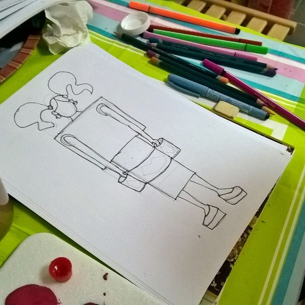 МК _Fashion illustration_ від 9 років #діти #fashion #воркшоп #Luckybookroom #Kyiv #Lavra #Pechersk