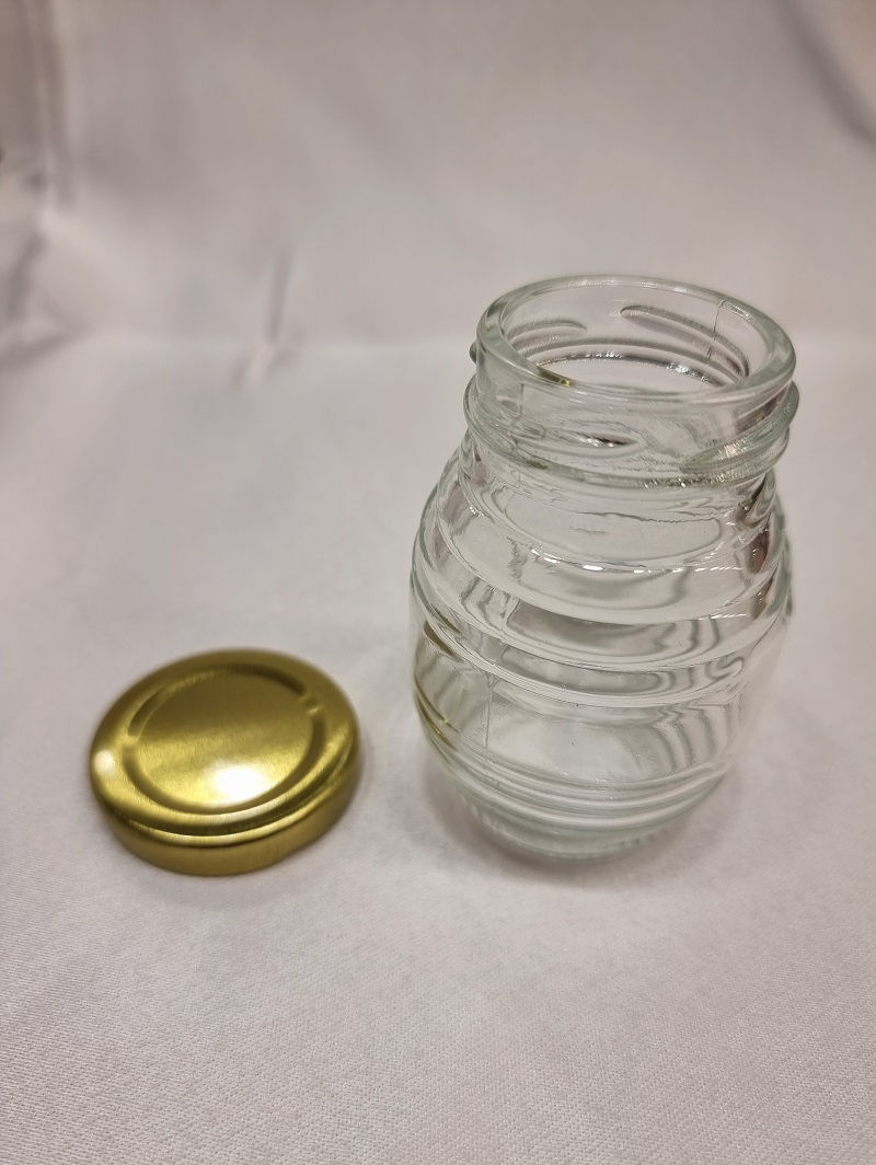 Miniature : (25 pièces) Pot de miel en verre 100 ML