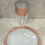 Miniature : Verre cristal liseré Rose Gold 25CL (10pièces)