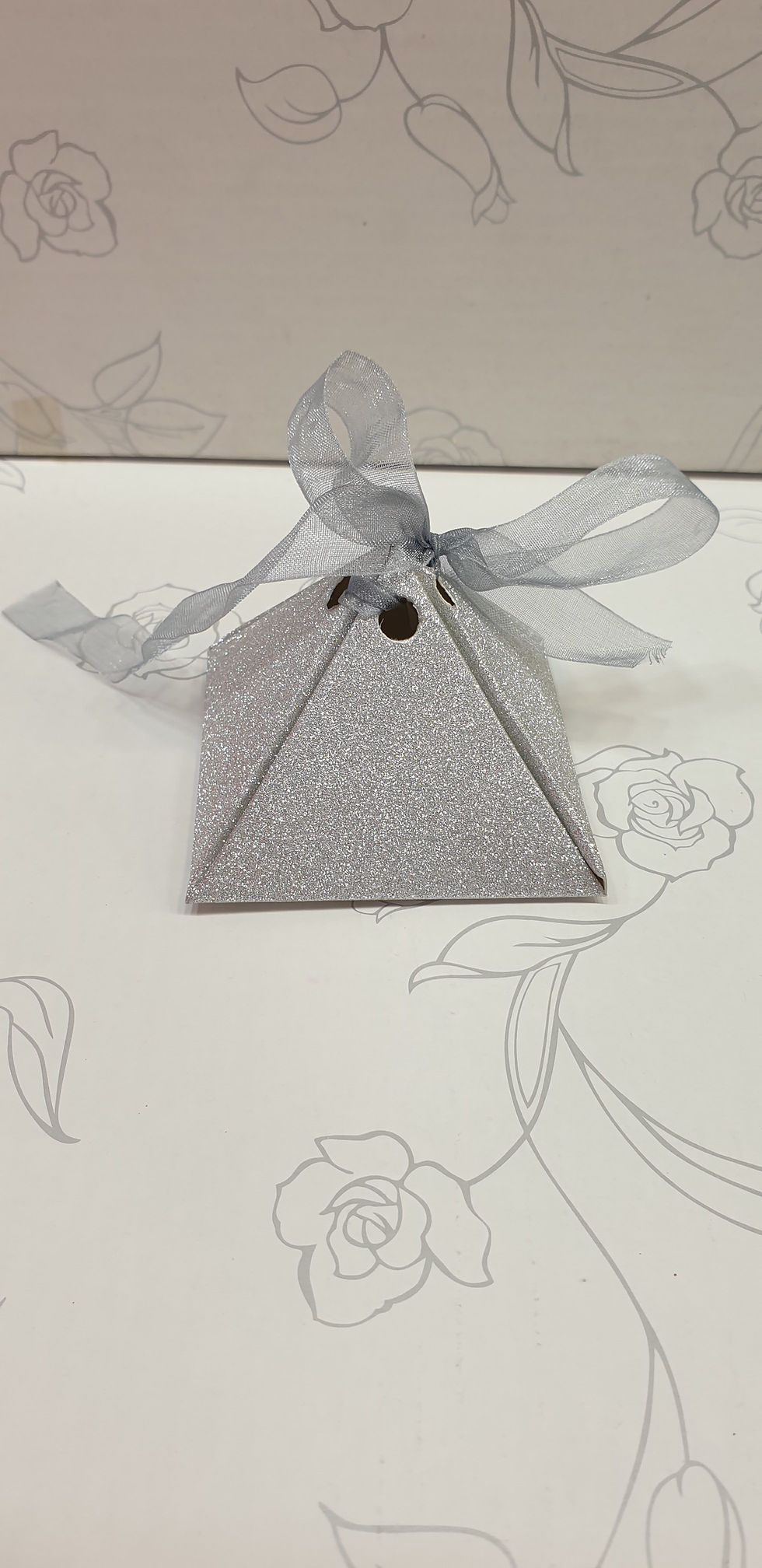 Boite dragée avec ruban (lot de 25 pièces)