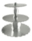 Miniature : Présentoir à dragées 3 étage ou 4 étage .Rose Gold,Blanc,Dore,Argente
