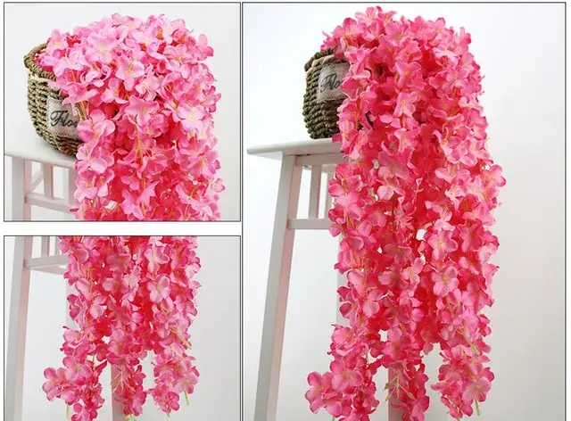 Miniature : 5 Branche de longue fleur artificielle 2 m x 5