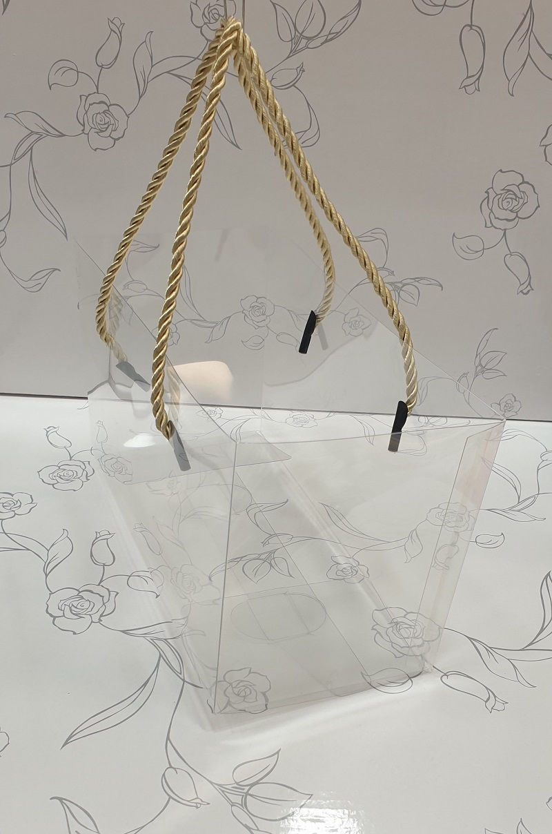 Miniature : Sacs-cadeaux transparent Avec Poignée (Lot de 25 Pièces) (existe 3taille )