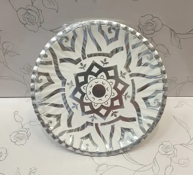 Miniature : Assiette en carton (existe 2 Taille)(lot de 10 Pièces)