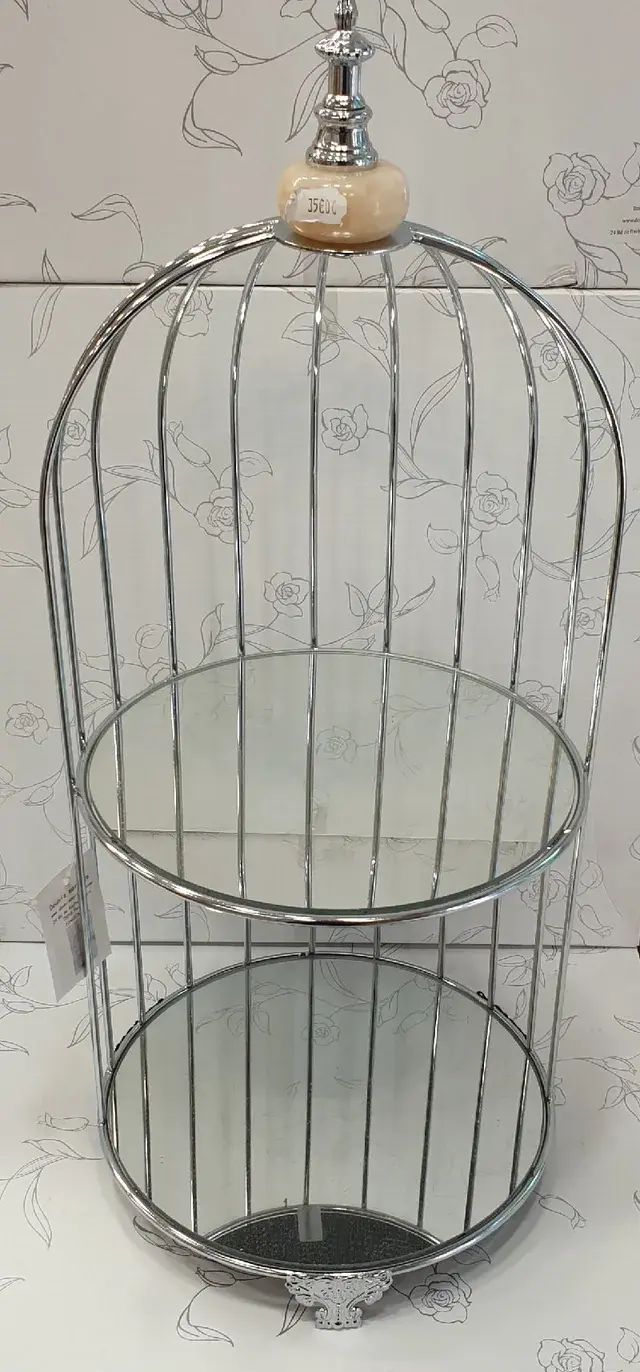 Miniature : Présentoir cage à oiseaux 3 étages et 2 étages