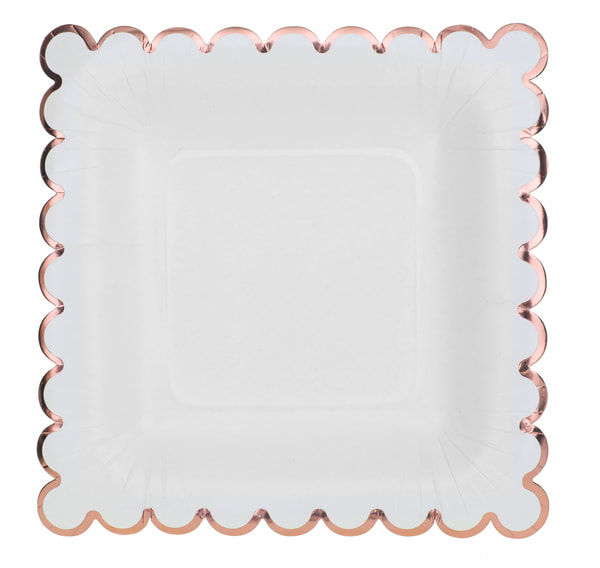 Assiette Festonné x 10