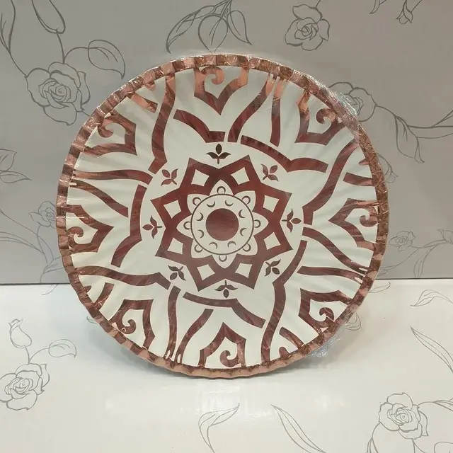 Miniature : Assiette en carton (existe 2 Taille)(lot de 10 Pièces)