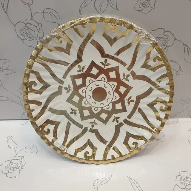 Miniature : Assiette en carton (existe 2 Taille)(lot de 10 Pièces)