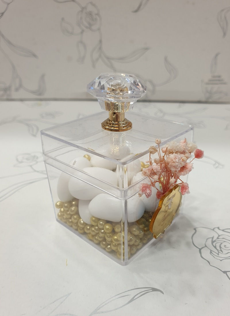 Miniature : Boite Plexi Cube avec poignée 5cm (10 pièces)