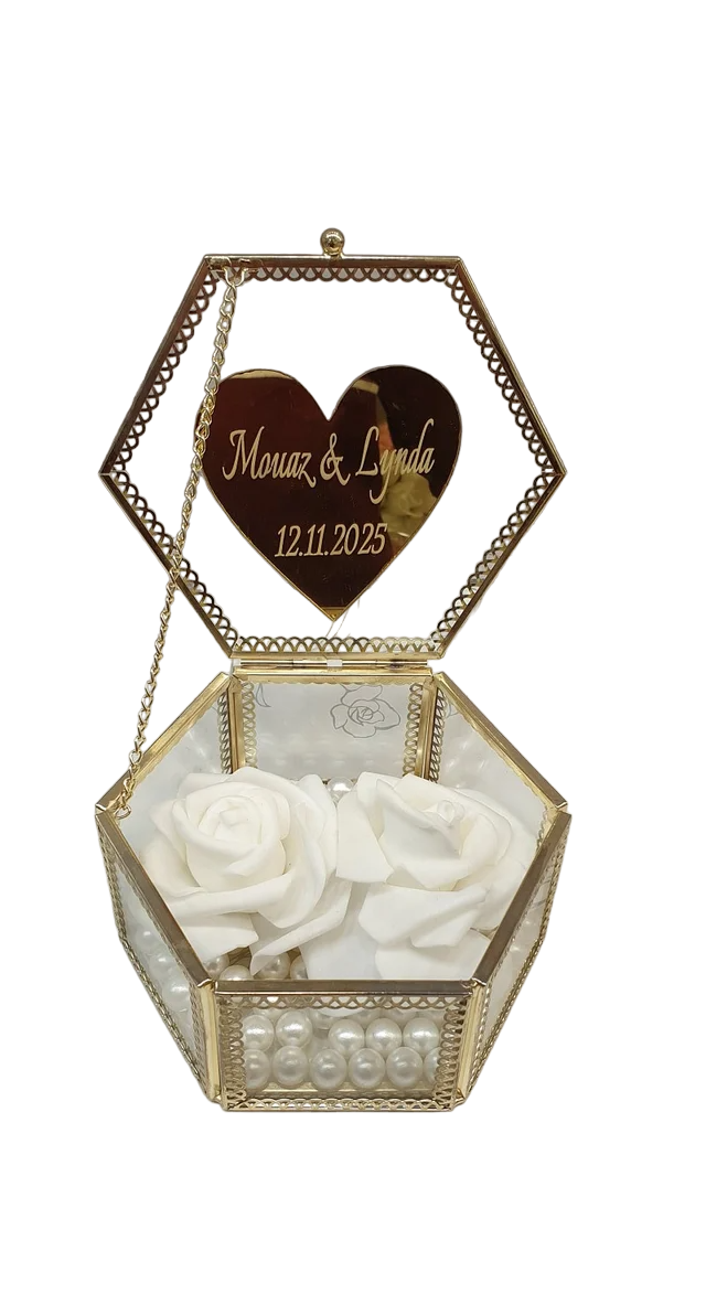 Coussin Porte-Alliance Dentelle Romantique – Oreiller Mariage Fiançailles – Élégant Blanc 20x20 Cm